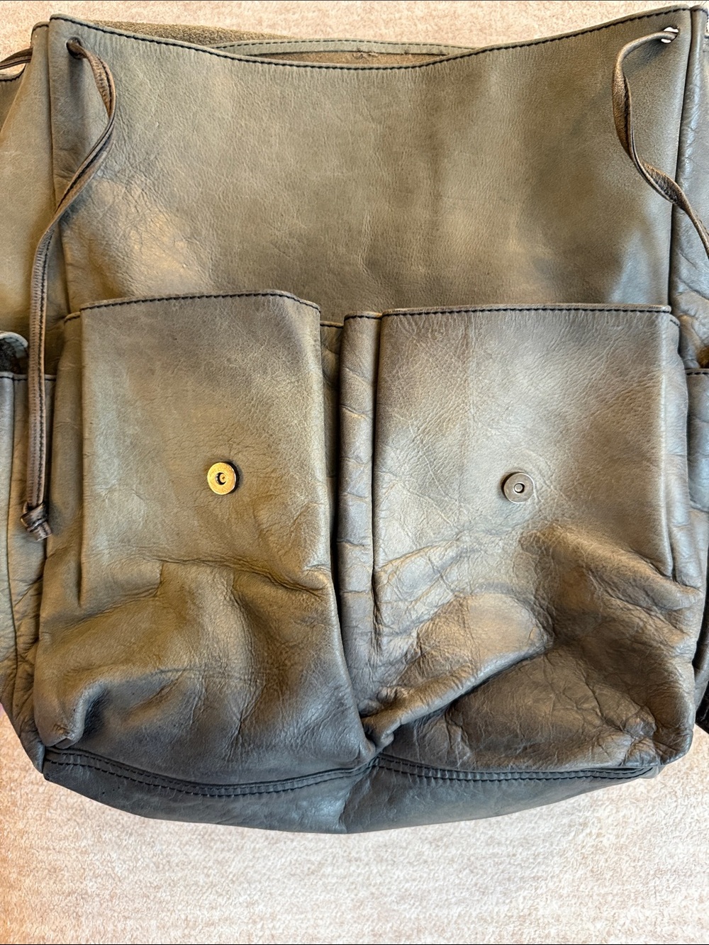 Free people leather backpack - Picture 7 of 8
